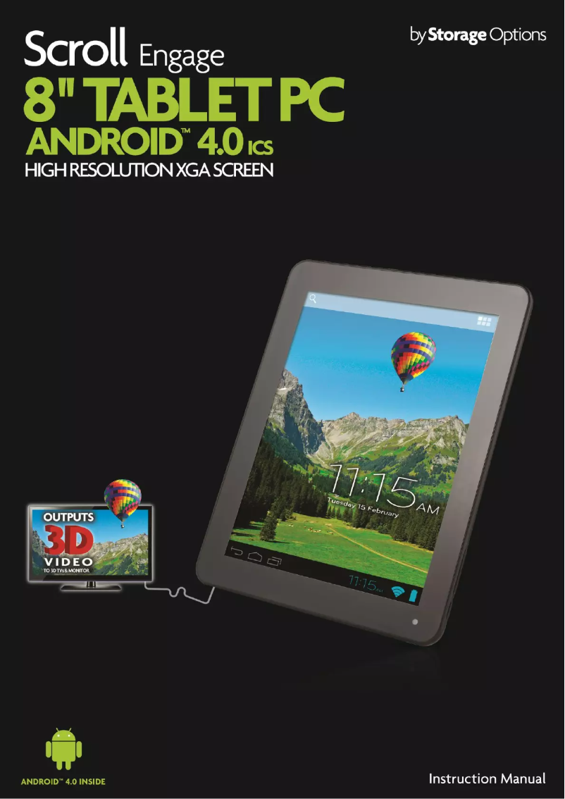 Image de la première page du manuel de l'appareil Scroll Engage