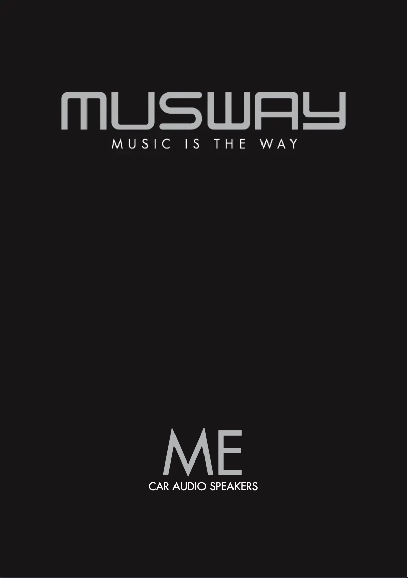 Page n°1 - Manuel utilisateur Musway ME62