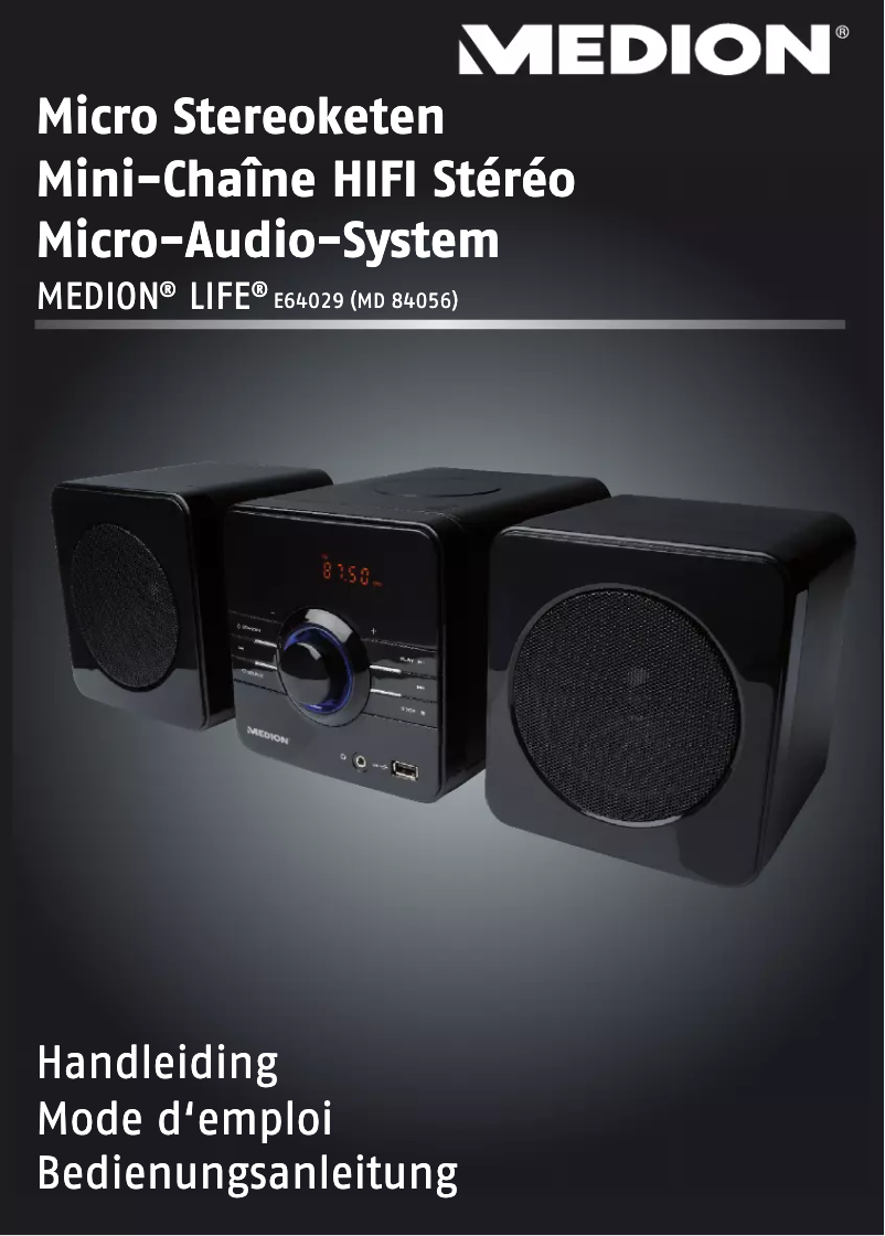 Image de la première page du manuel de l'appareil LIFE E64029 (MD 84056)