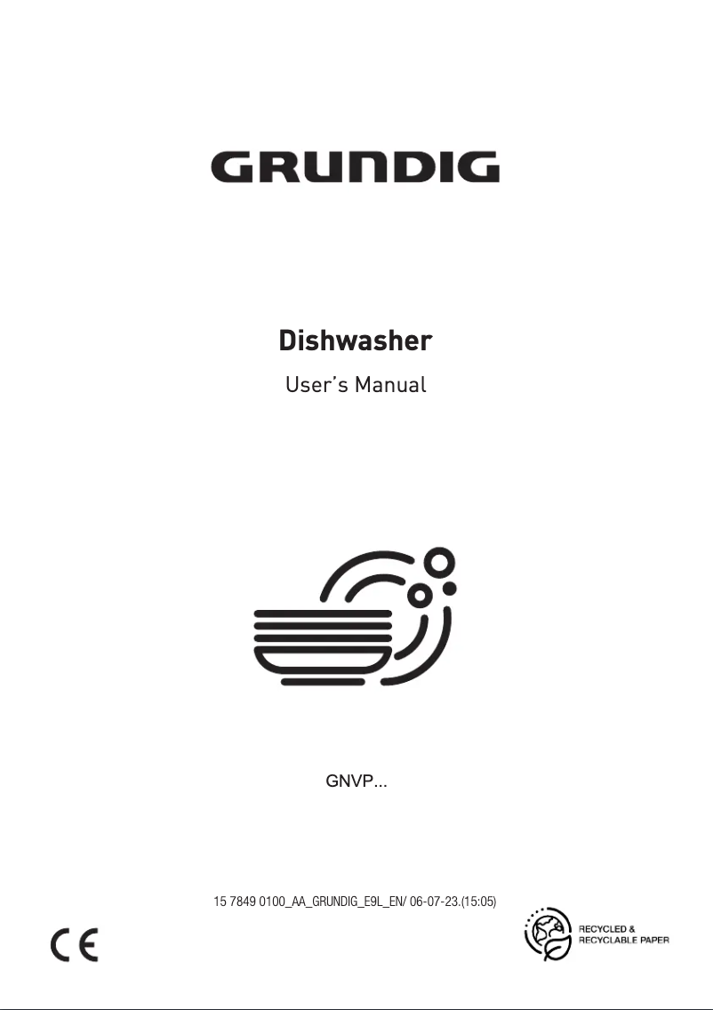Page n°1 - Fiche technique Grundig GNVP4610C