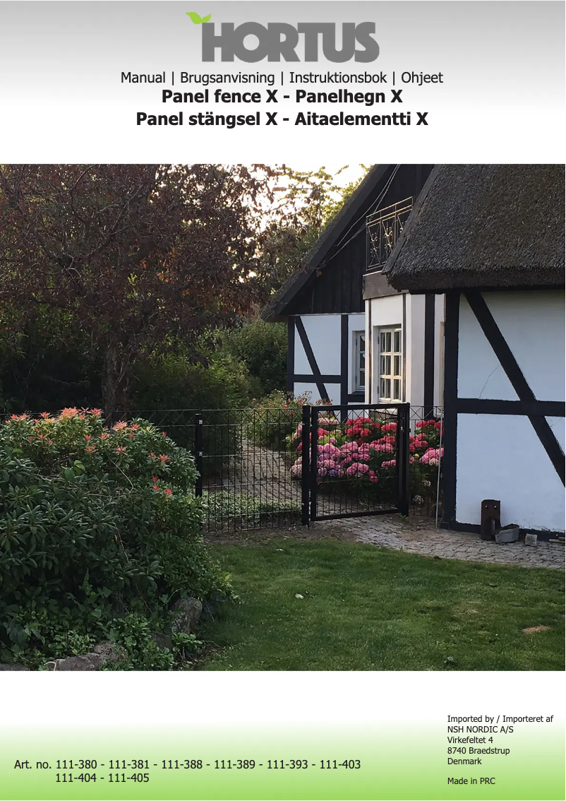 Image de la première page du manuel de l'appareil 111-380