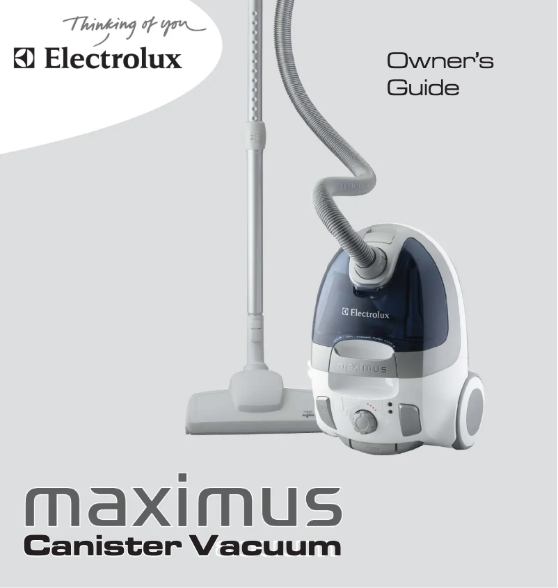 Page n°1 - Manuel utilisateur Electrolux UltraActive EL4200A