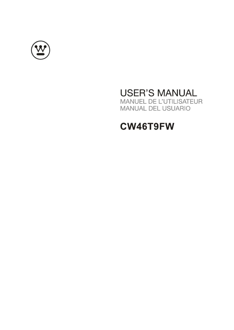 Image de la première page du manuel de l'appareil CW46T9FW