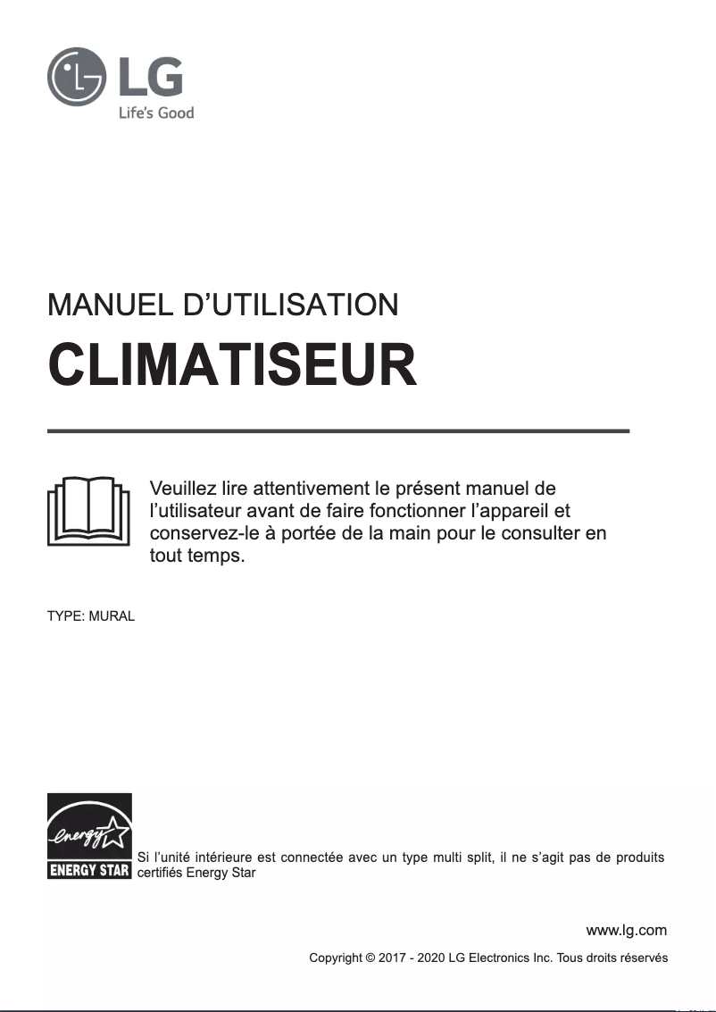 Image de la première page du manuel de l'appareil LSN120HSV4