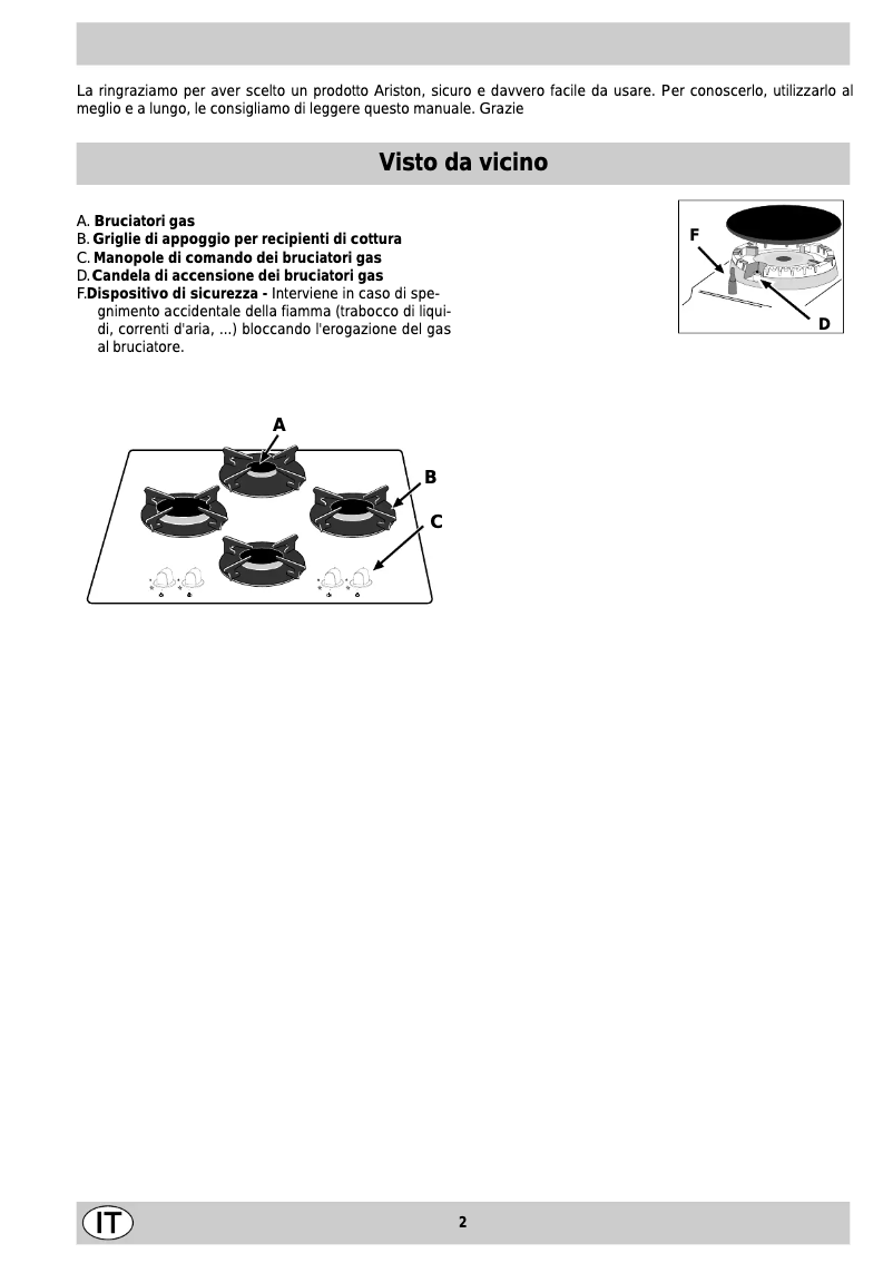 Page n°1 - Manuel utilisateur Ariston Thermo TQ 740 ES TI