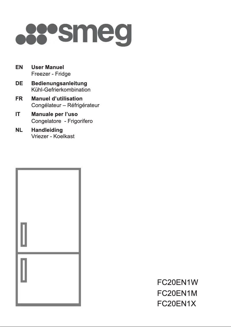 Page 1 de la notice Brochure Smeg FC20EN1W