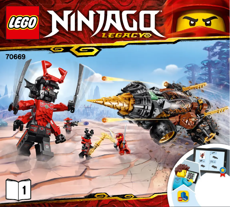 Page 1 of the manual User Manual Lego Ninjago 70669