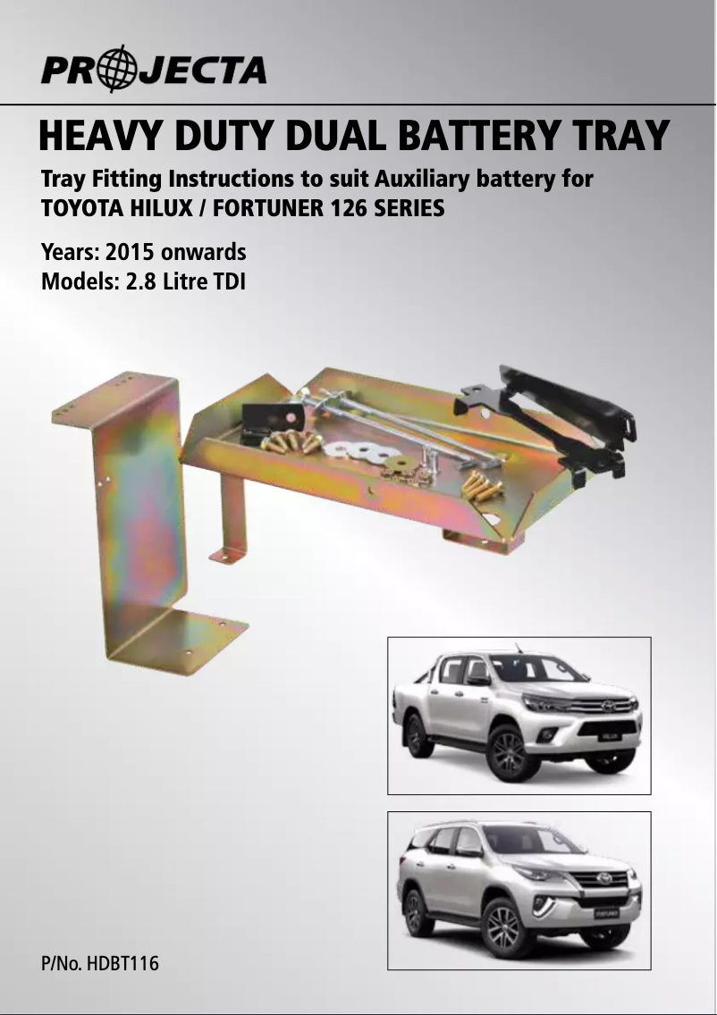 Page n°1 - Manuel utilisateur Projecta HDBT116