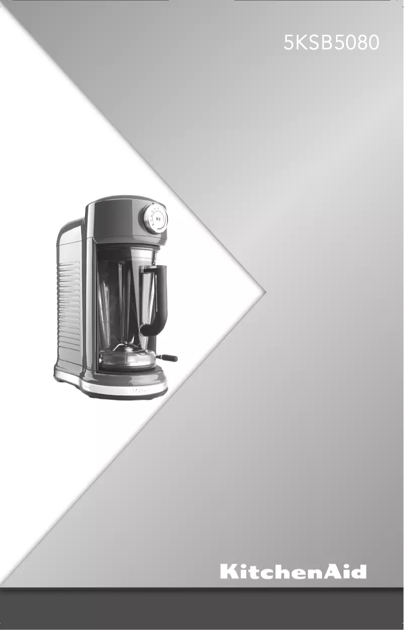 Page 1 de la notice Manuel utilisateur KitchenAid 5KSB5080A