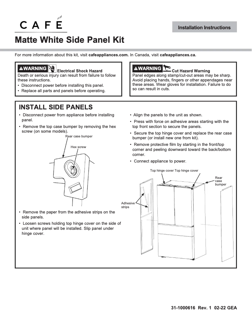 Image de la première page du manuel de l'appareil Café CKQBLSFNW2