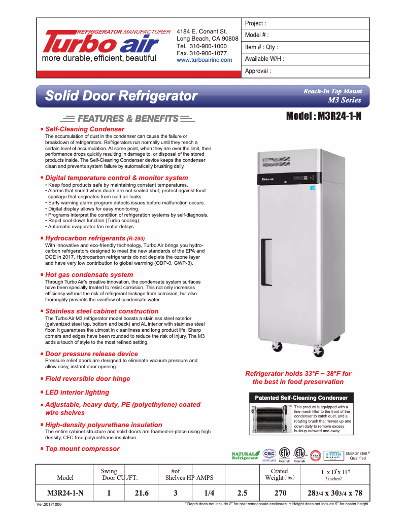 Imagen de la primera página del manual del dispositivo M3R24-1