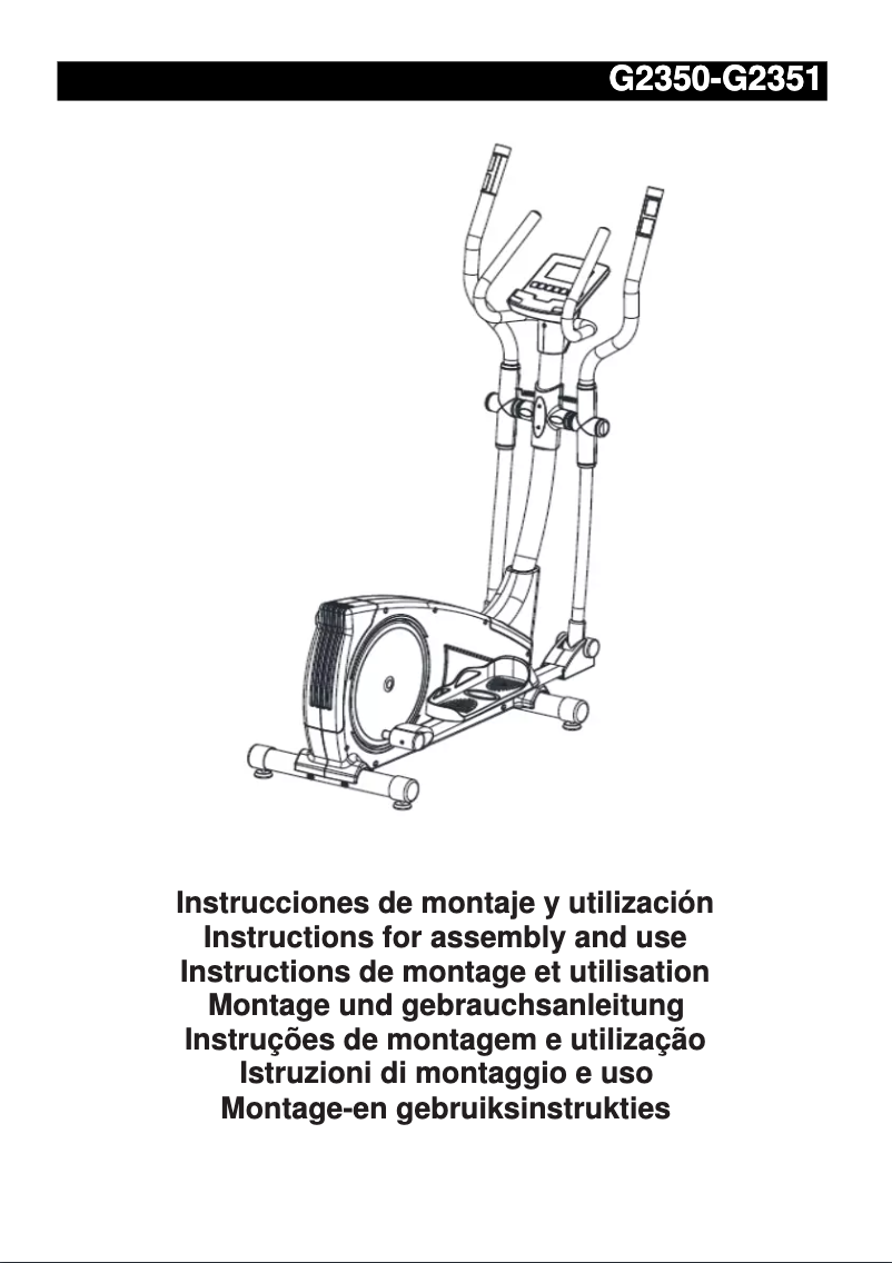 Image de la première page du manuel de l'appareil BWG2351