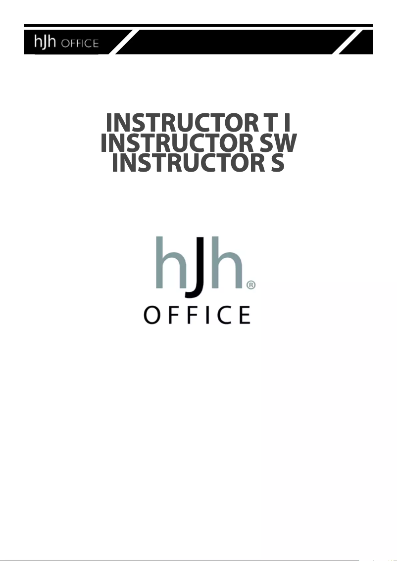Page n°1 - Manuel utilisateur HJH Office INSTRUCTOR T I