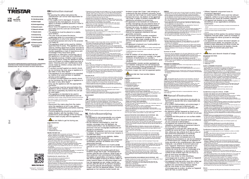 Image de la première page du manuel de l'appareil FR-6904