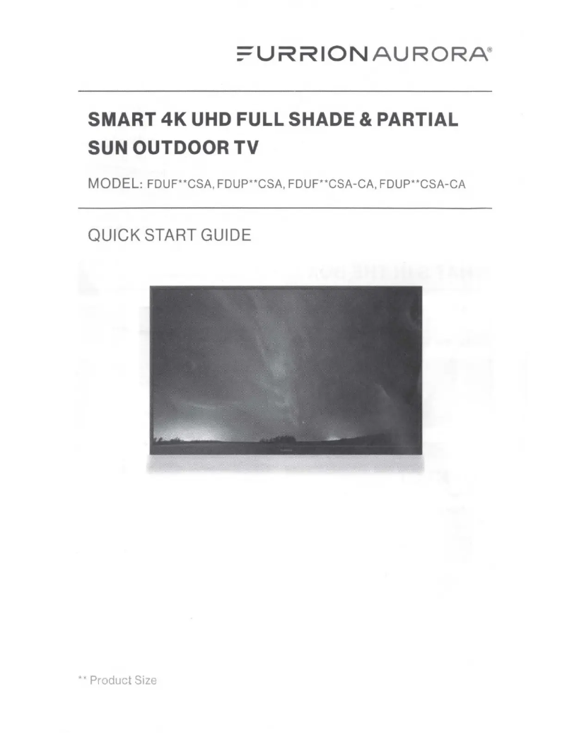 Imagen de la primera página del manual del dispositivo Aurora FDUF65CSA