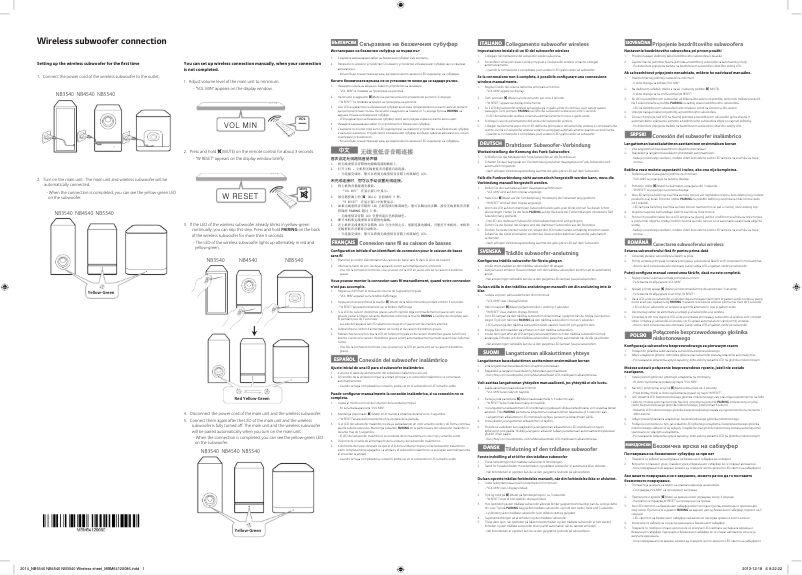 Page n°1 - Guide de démarrage rapide LG NB3540