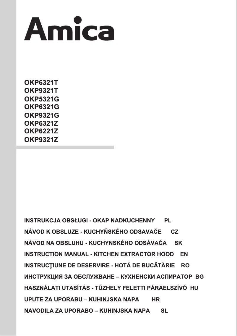 Imagen de la primera página del manual del dispositivo OKP9321G
