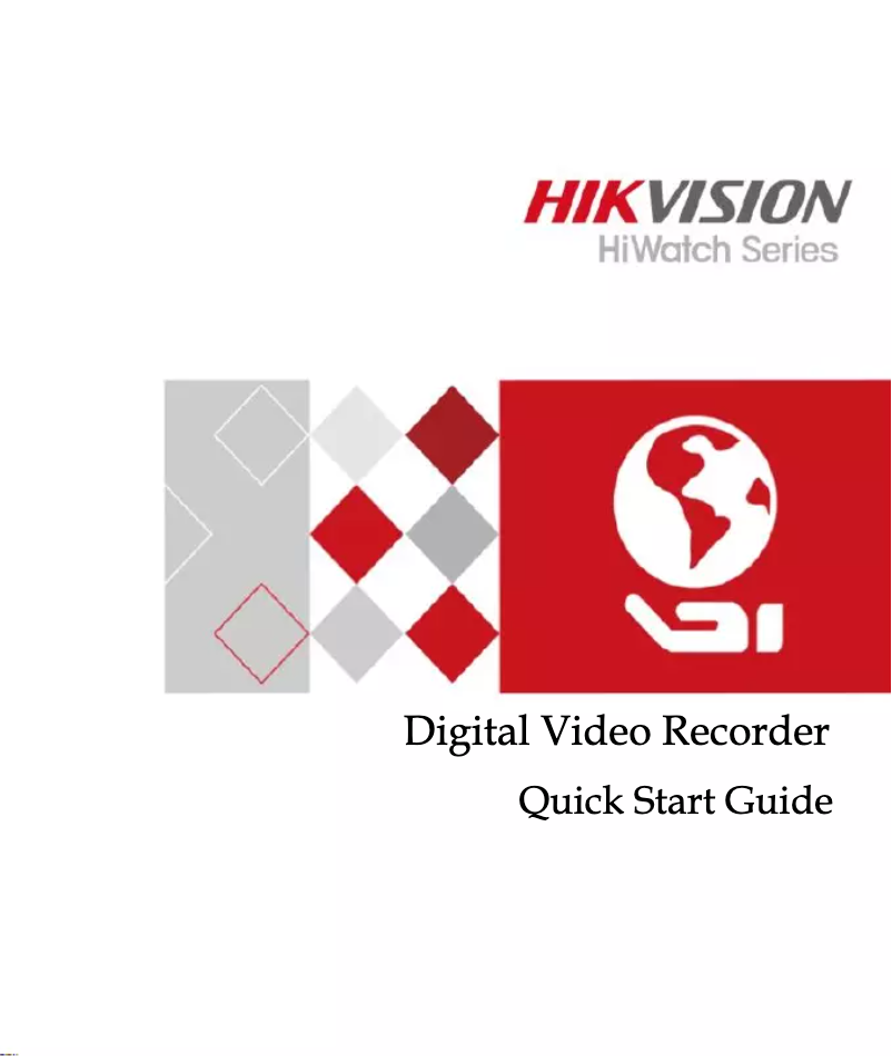 Page n°1 - Guide de démarrage rapide Hikvision HWD-5104M