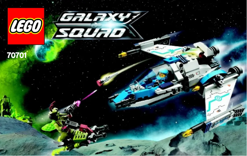 Page n°1 - Manuel utilisateur Lego Galaxy Squad 70701