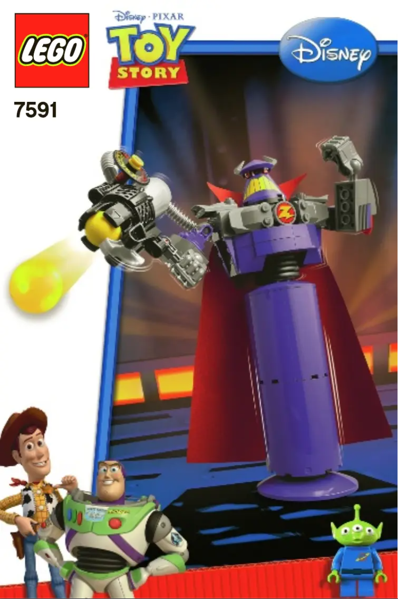 Page 1 de la notice Manuel utilisateur Lego Construct-a-Zurg