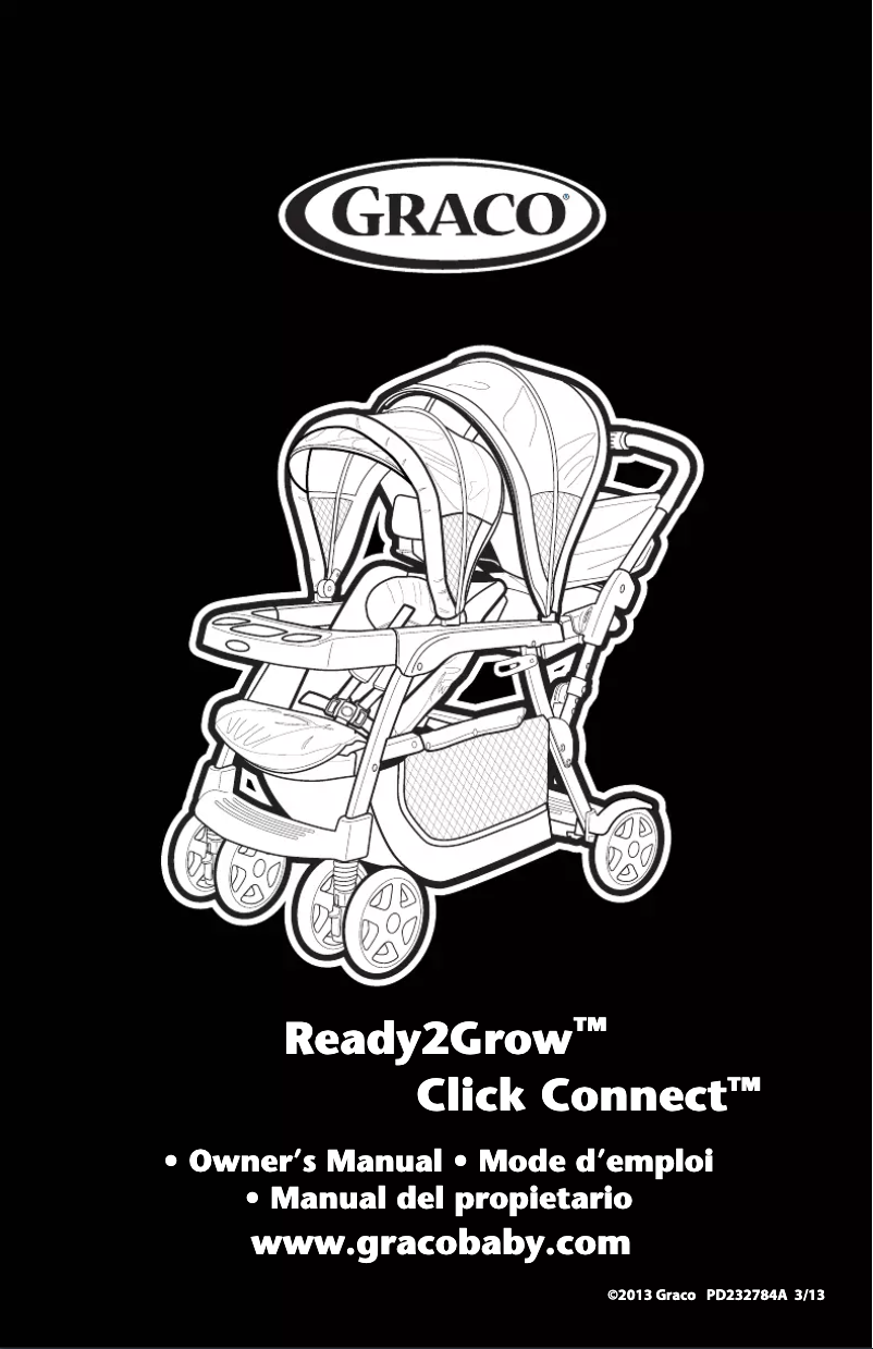 Page n°1 - Manuel utilisateur Graco Ready2Grow