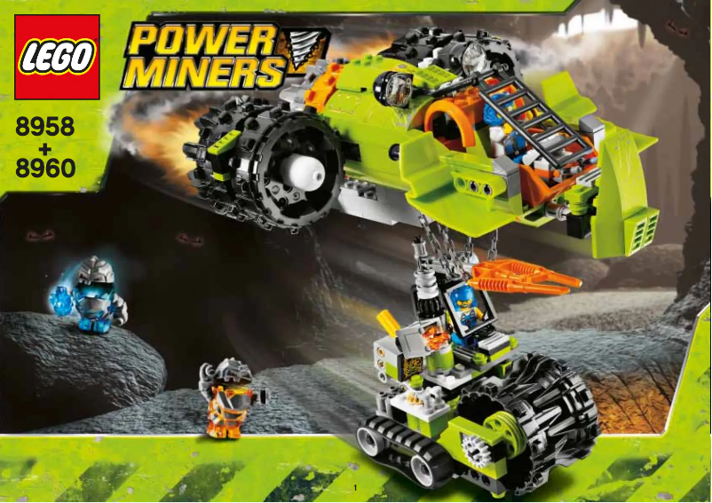 Page n°1 - Manuel utilisateur Lego Thunder Driller