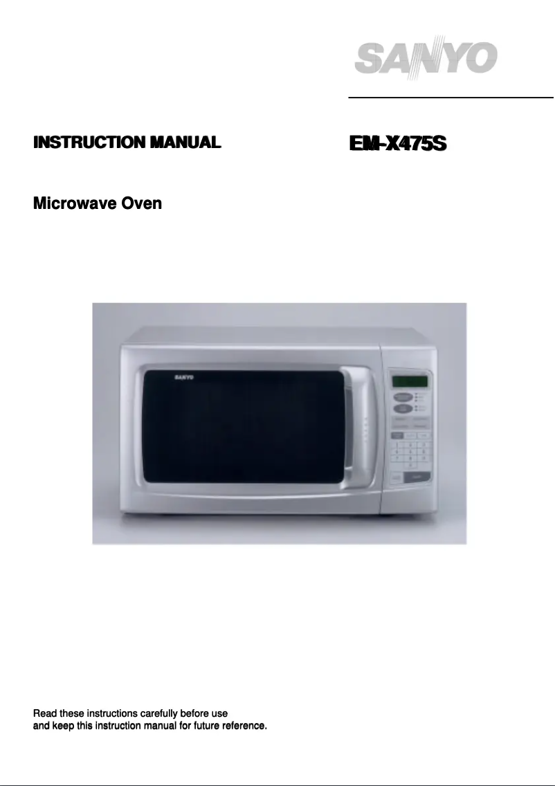 Page n°1 - Manuel utilisateur Sanyo EM-X475S