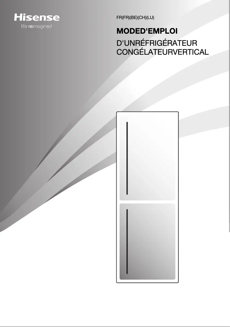 Page 1 de la notice Manuel utilisateur Hisense RB440N4CCB