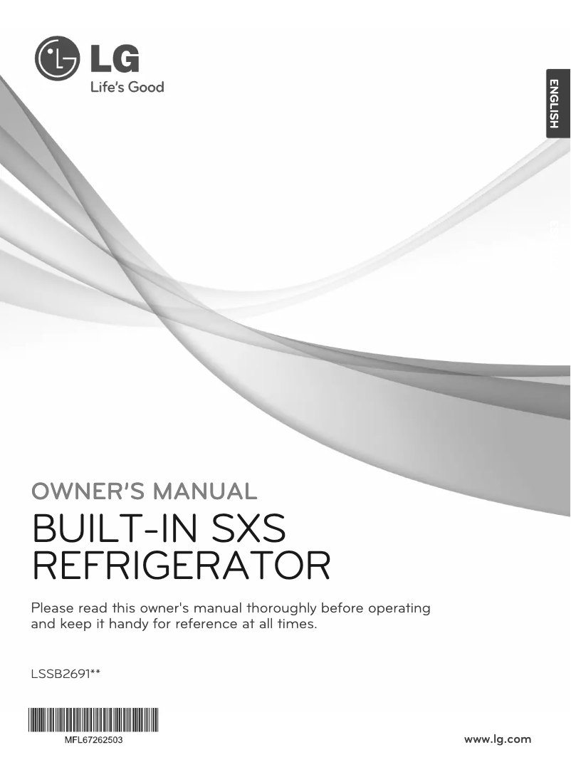 Page 1 de la notice Manuel utilisateur LG Studio LSSB2691ST