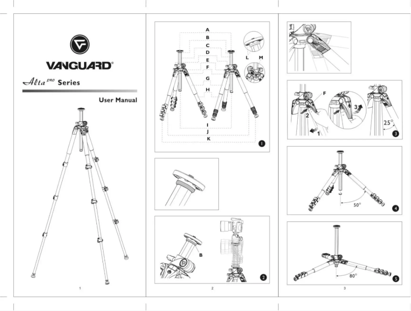 Page 1 de la notice Manuel utilisateur Vanguard Alta Pro 263AB 100