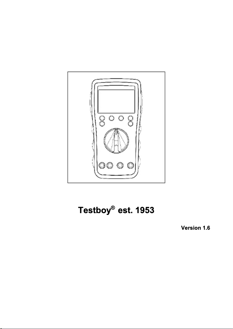 Página 1 del manual Manual de usuario Testboy Jubi-Box 316