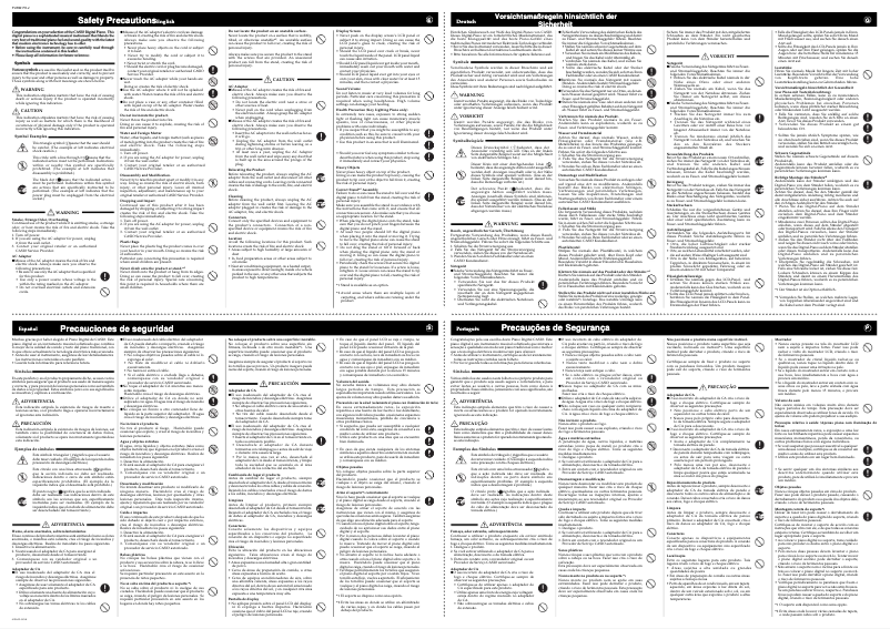 Image de la première page du manuel de l'appareil PX-400R