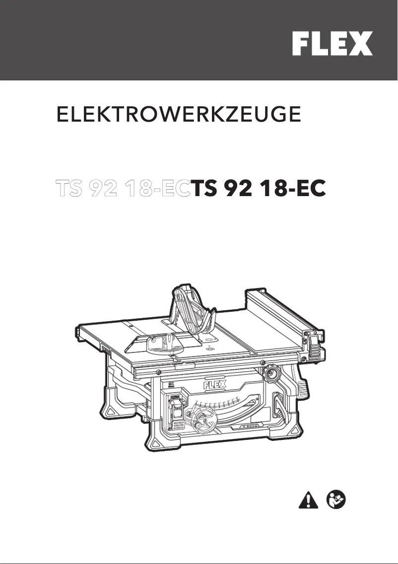 Image de la première page du manuel de l'appareil TS 92 18-EC