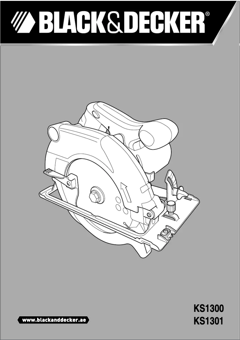 Page n°1 - Manuel utilisateur Black & Decker KS1300