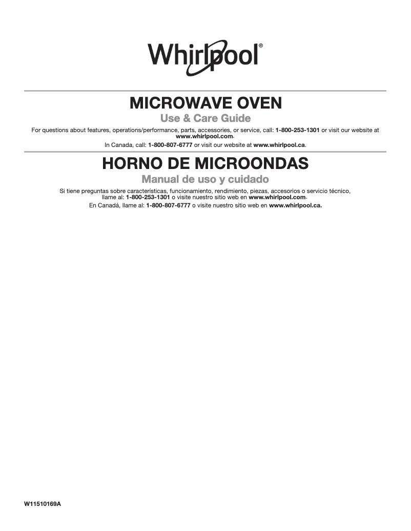 Image de la première page du manuel de l'appareil WMC30309LB