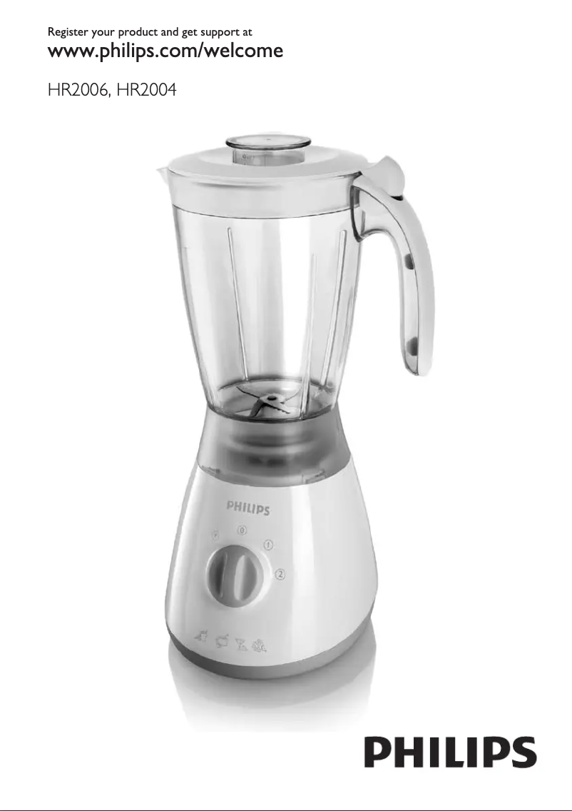 Página 1 del manual Manual de usuario Philips HR2006