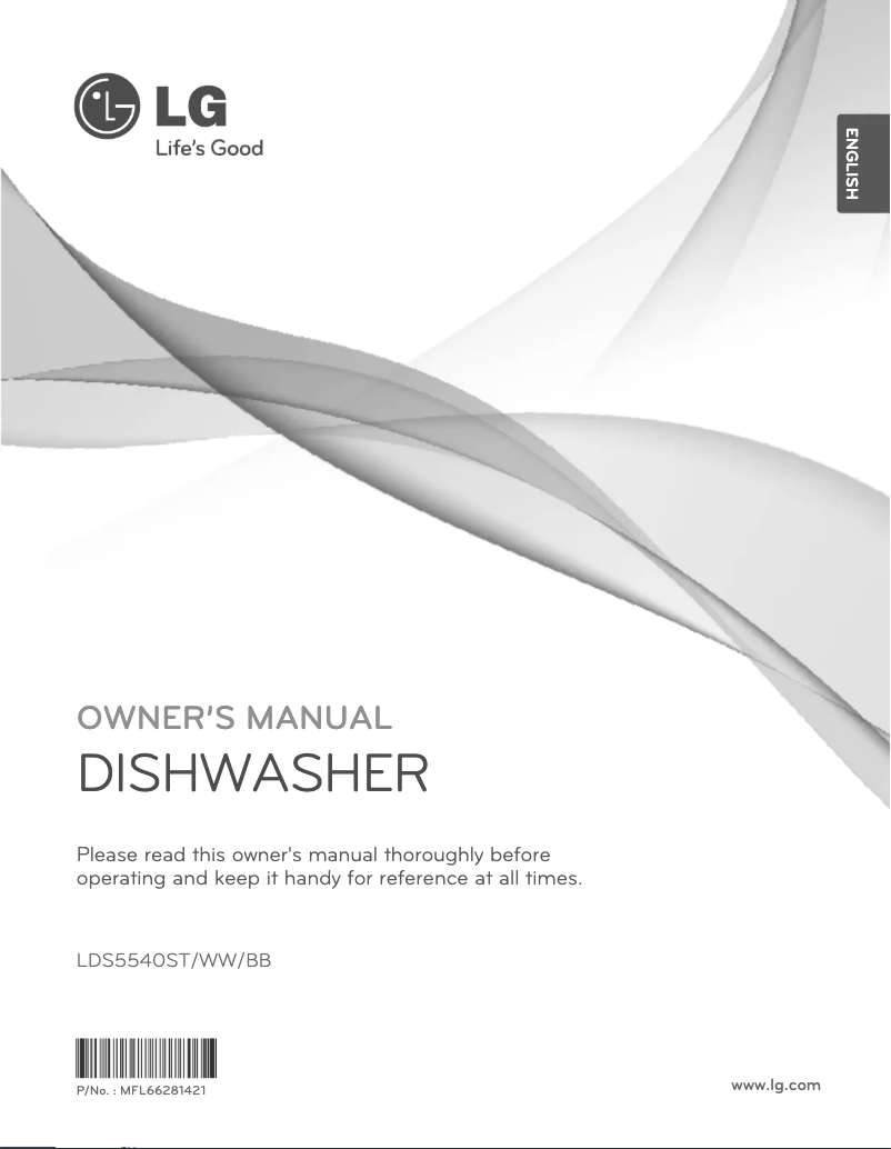 Page n°1 - Manuel utilisateur LG LDS5540