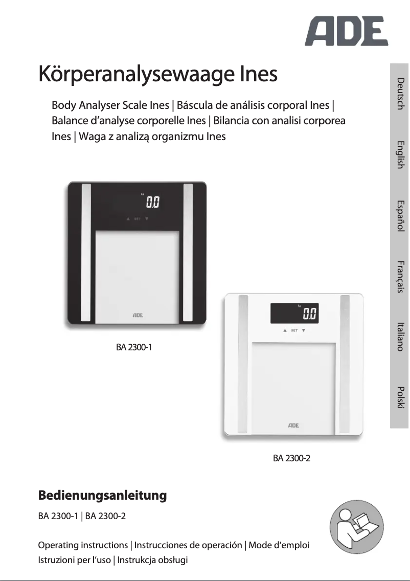 Page n°1 - Manuel utilisateur ADE Ines BA2300-2