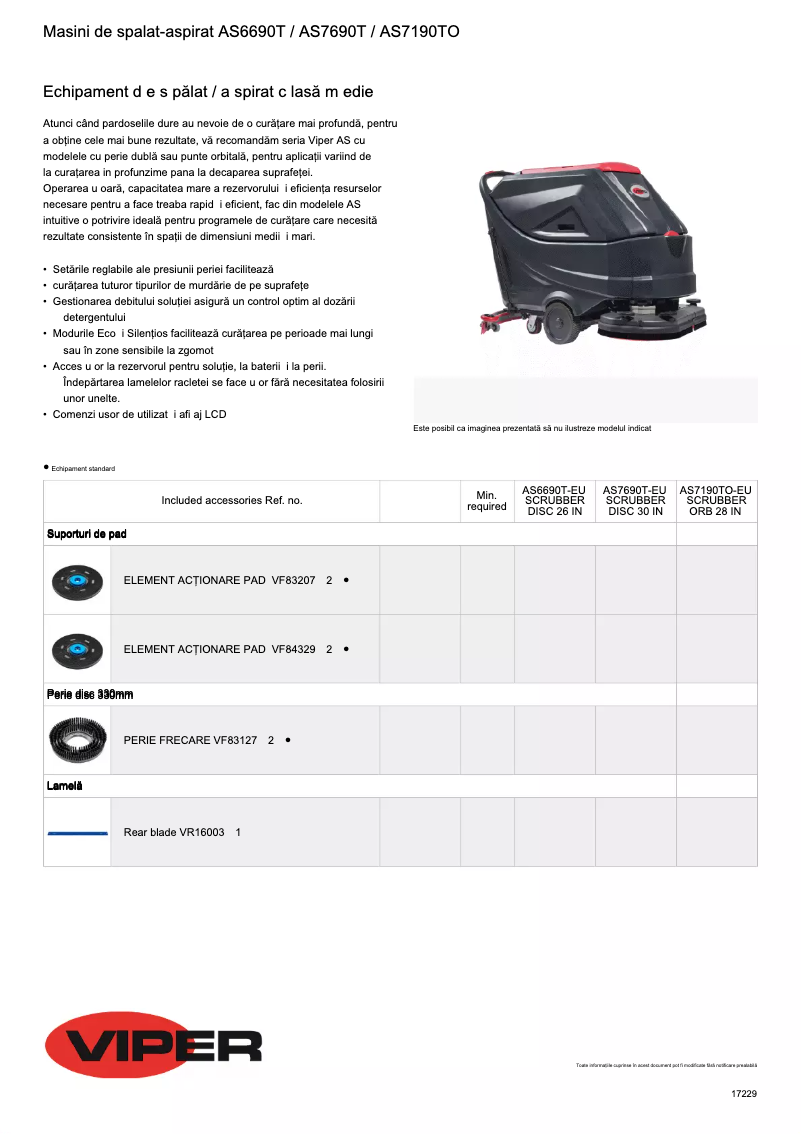 Image de la première page du manuel de l'appareil AS6690T-EU DISC 26 IN