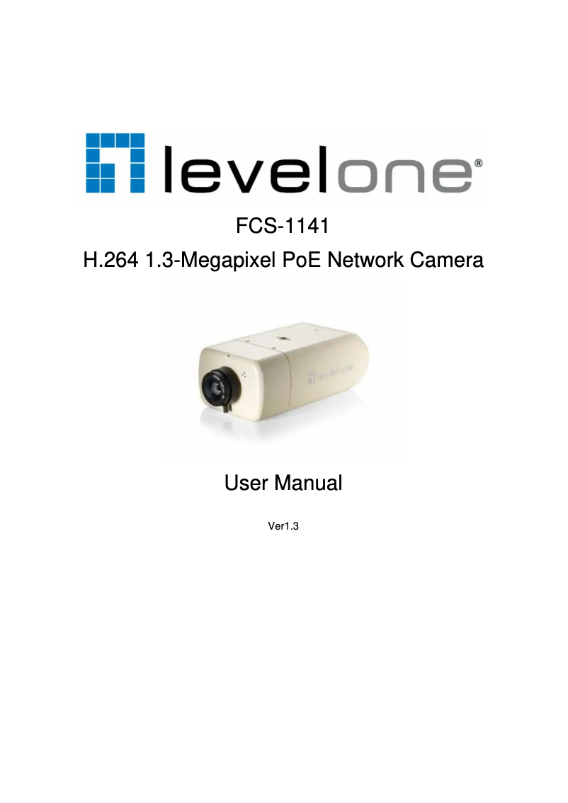 First page image of the manual for FCS-1141