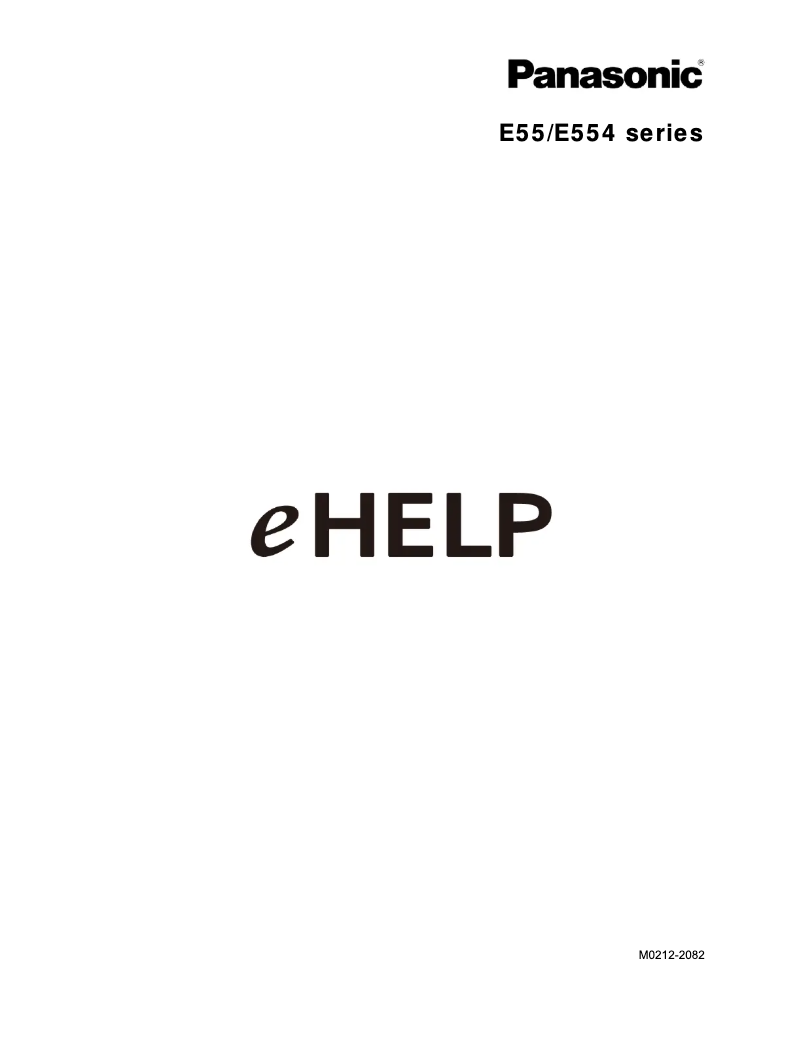 Page 1 de la notice Manuel utilisateur Panasonic Viera TC-L60E55