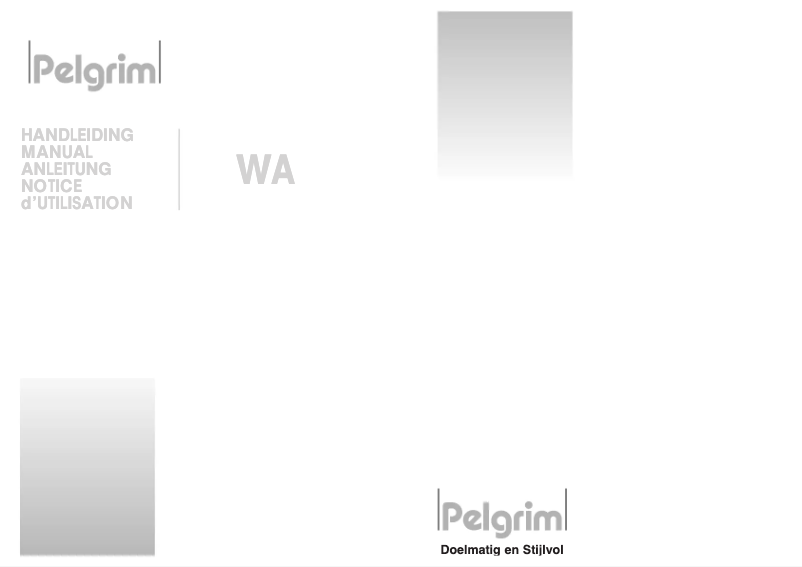 Página 1 del manual Manual de usuario Pelgrim WA15