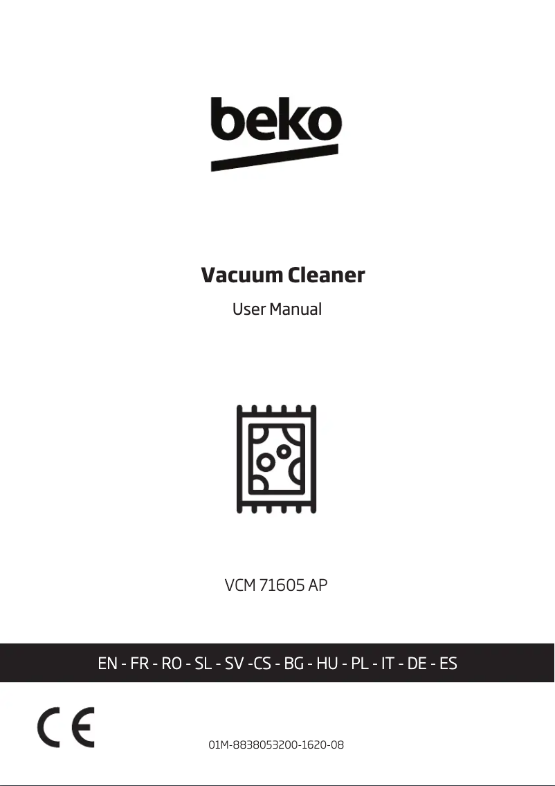 Page n°1 - Manuel utilisateur Beko VCM 71605 AP
