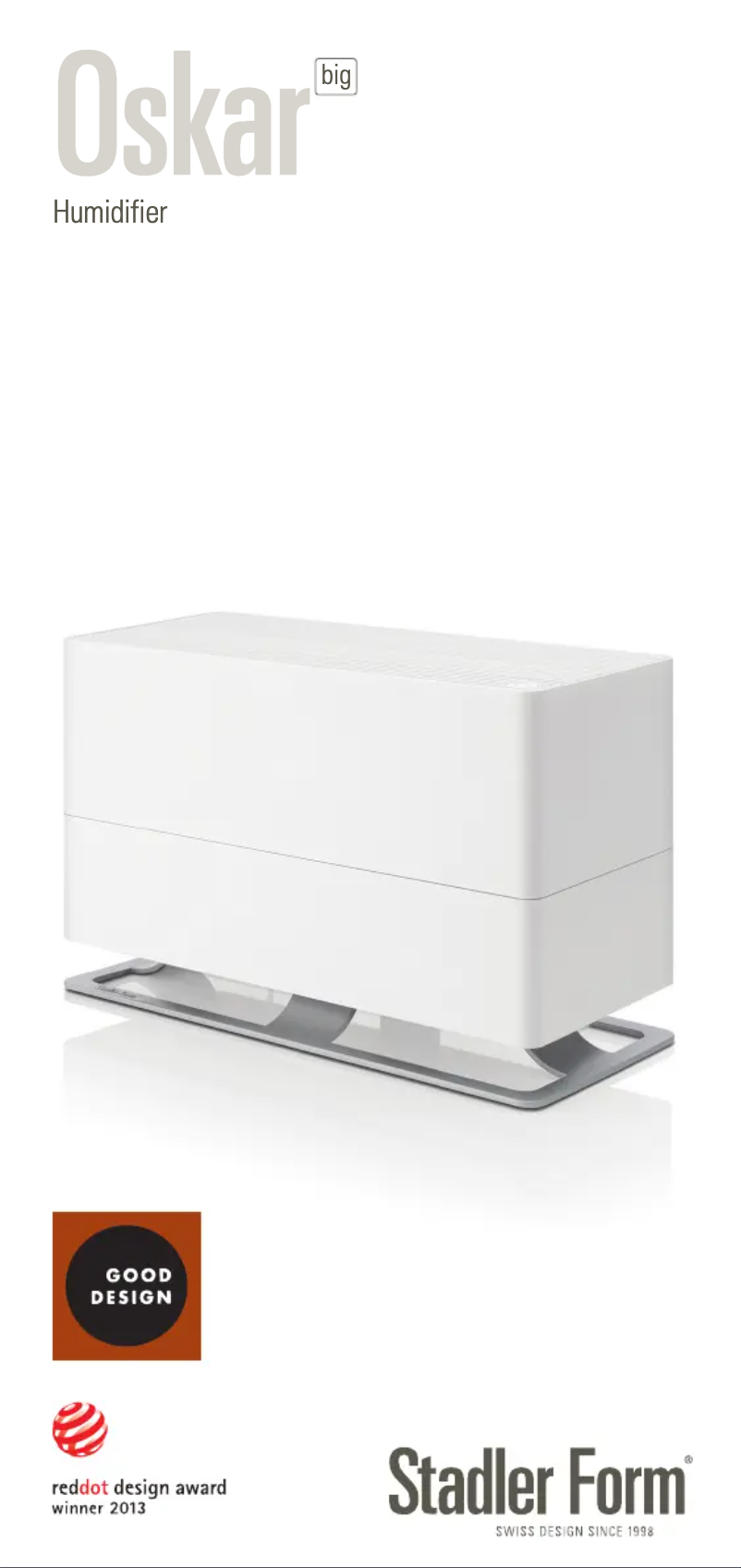 Image de la première page du manuel de l'appareil Oskar Big