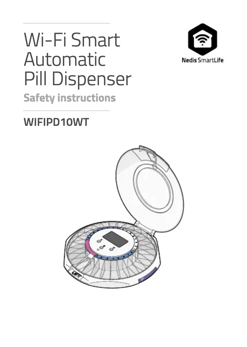 Page 1 de la notice Manuel utilisateur Nedis WIFIPD10WT