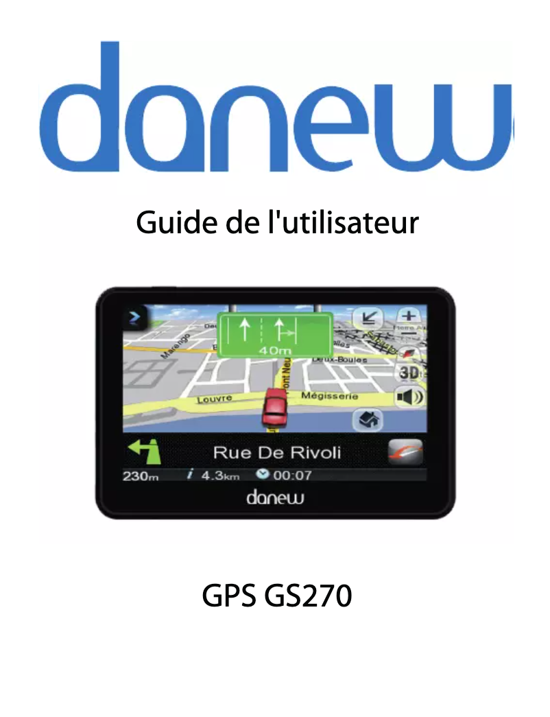 Page n°1 - Manuel utilisateur Danew GS270