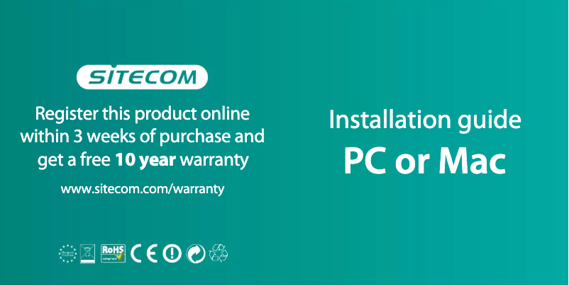 Page n°1 - Manuel utilisateur Sitecom WLX-2006