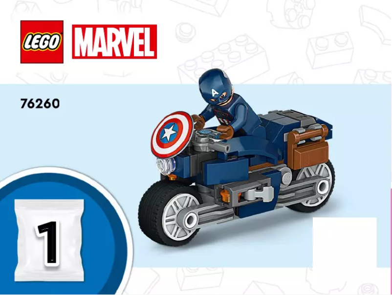 Page 1 de la notice Manuel utilisateur Lego Marvel 76260