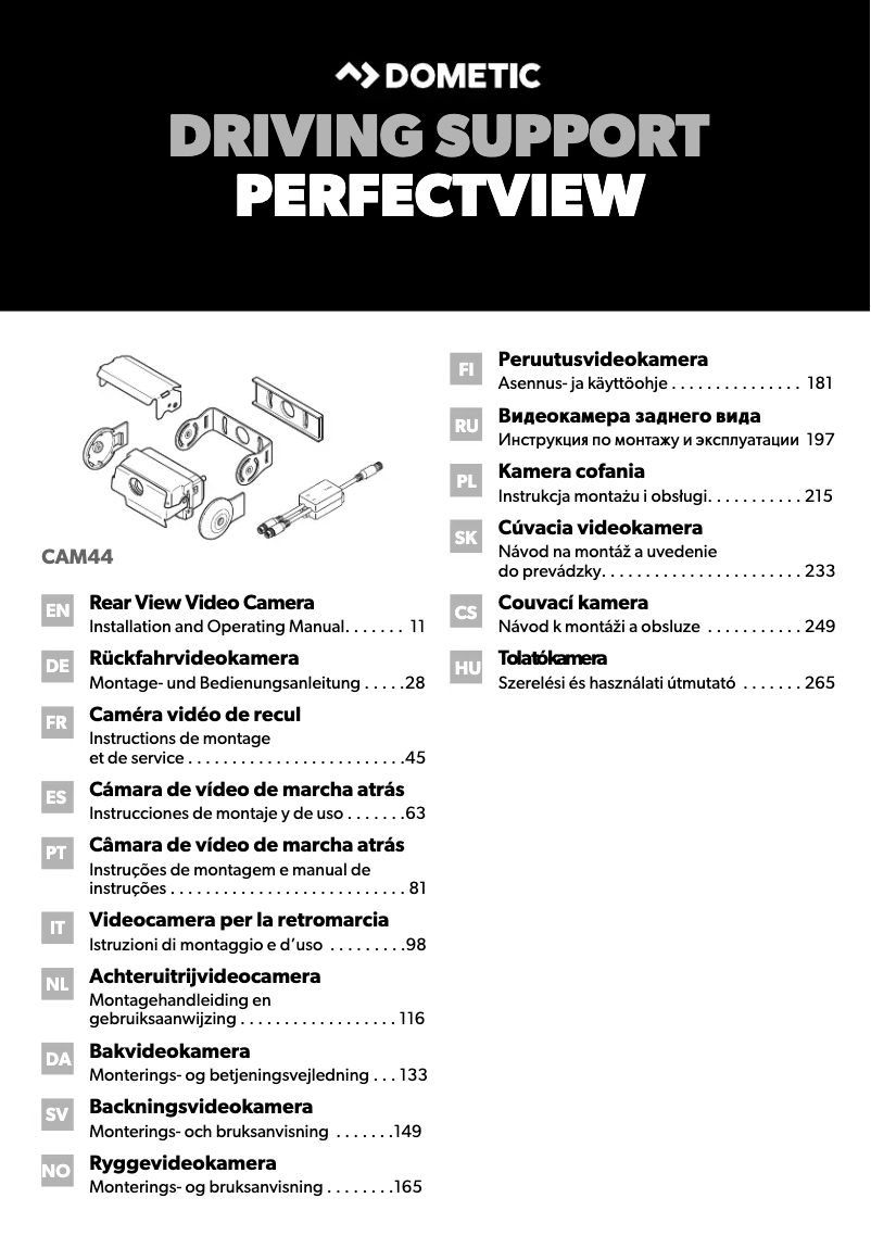 Página 1 del manual Manual de usuario Dometic PerfectView RVS 594