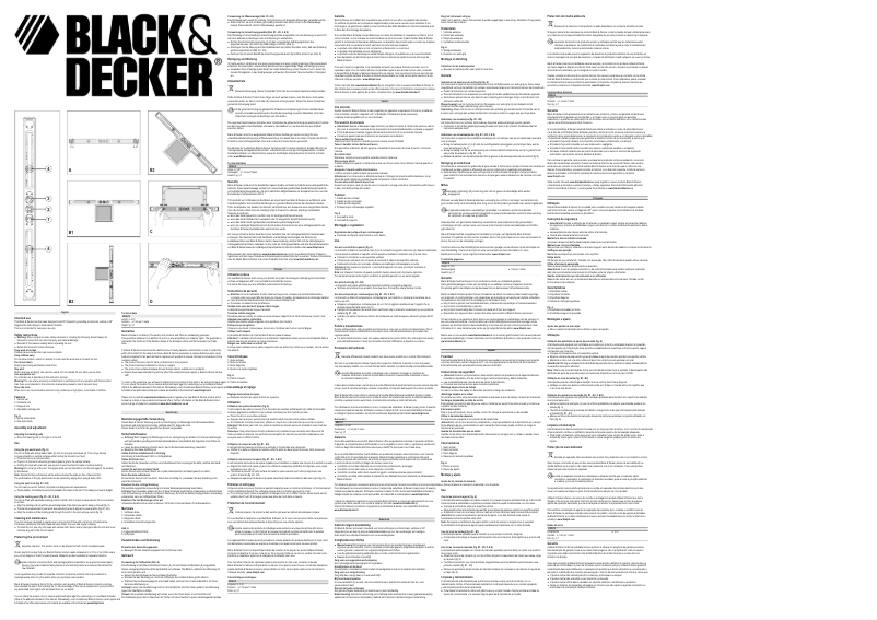 Page 1 de la notice Manuel utilisateur Black & Decker BDSL10